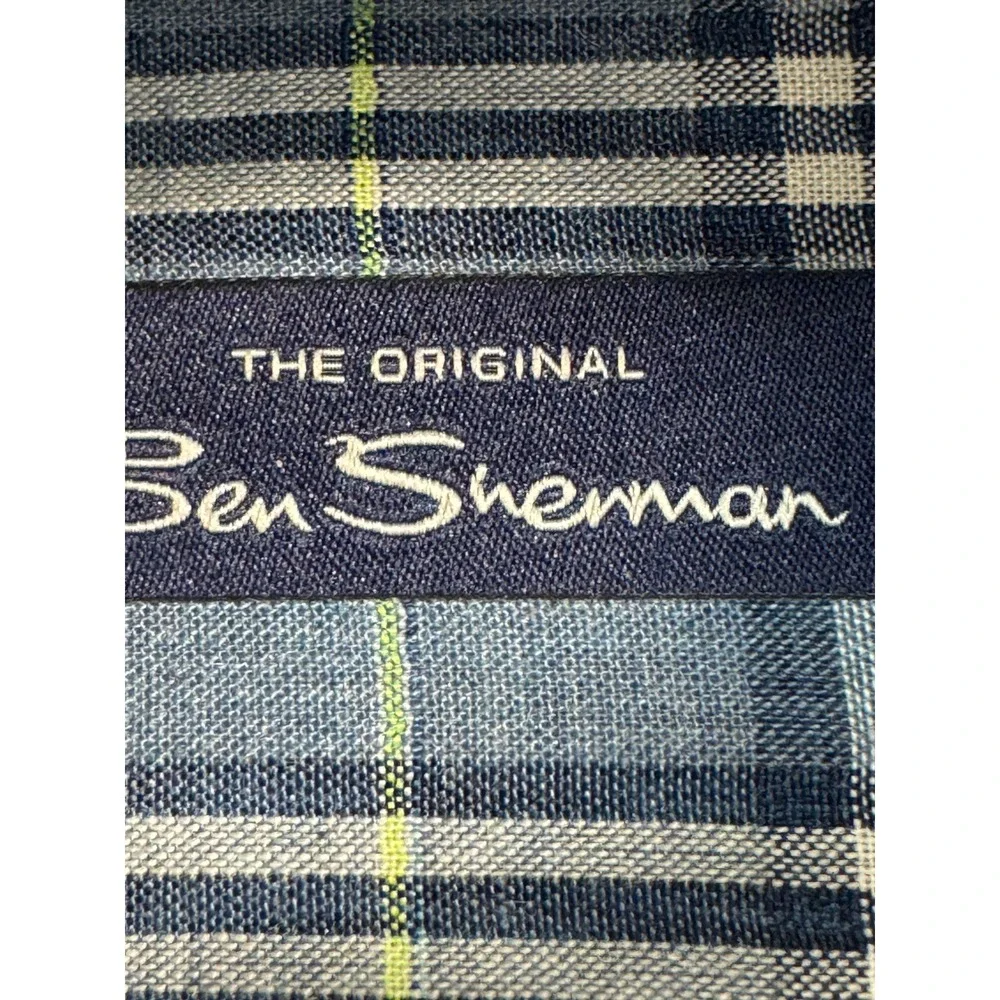 Ben‎ Sherman Men Sneakers Canvas Navy Casual Lace Up Size 10.5
